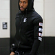 Kawhi wearing the “klaw” logo.